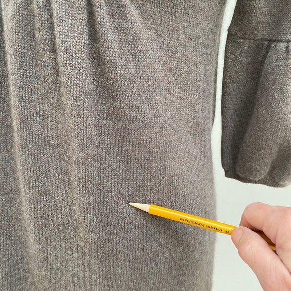 VINCE 3/4 Sleeve Cashmere Sweater Empire Waist M - Picture 5 of 7